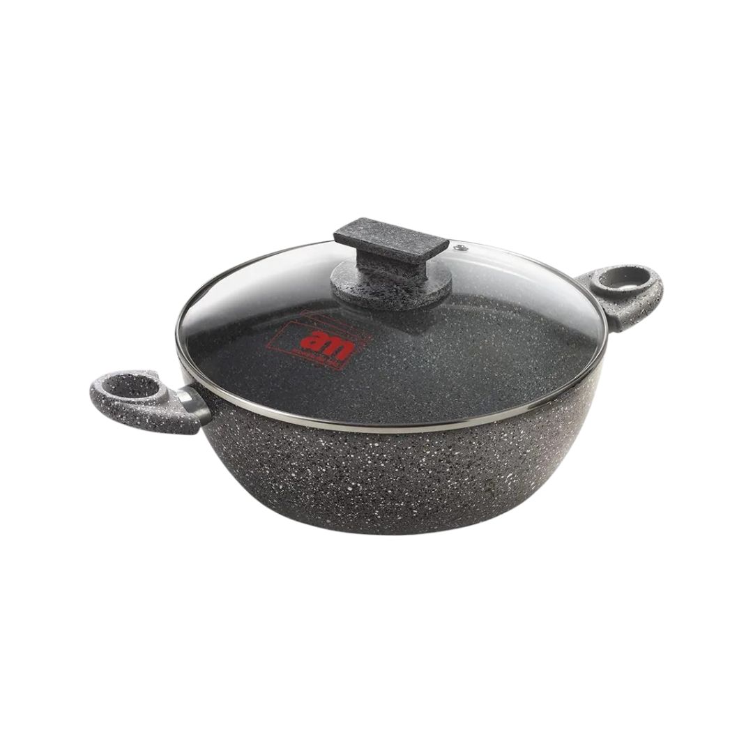 tenxhere me kapak cuore di pietra 28 cm