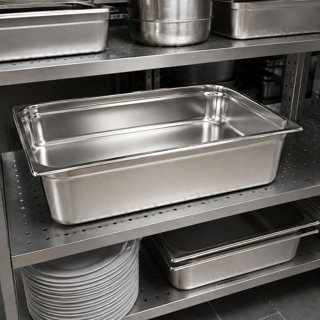 vaskete inoksi gastro 2/1 65x53x15 cm