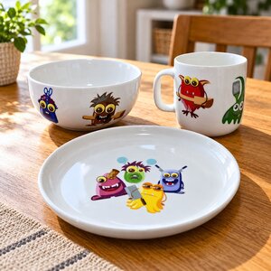set femijesh porcelan buddies 3 cope