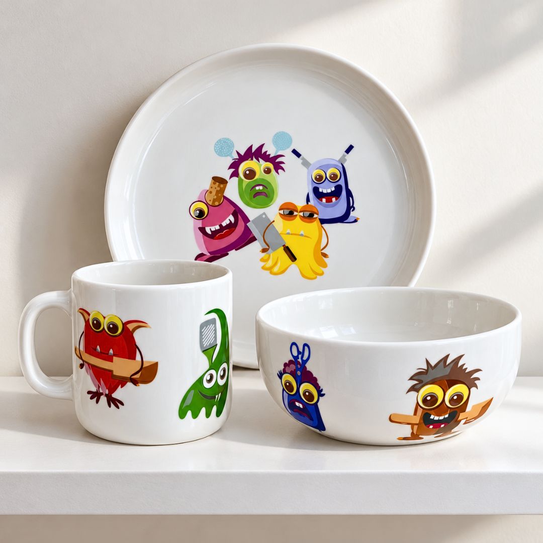 set femijesh porcelan buddies 3 cope